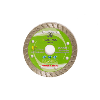 مكبس بارد مقاس 4 بوصة 105 * 1.8 / 1.2 * 10 * 8 * 20 مم شفرة ماسية توربو للأغراض العامة والسيراميك والرخام والخرسانة