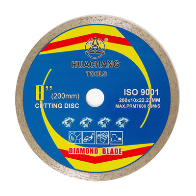 8 &quot;الماس طحن عجلة 200mm الماس البلاط رأى بليد الزجاج الرطب 22.23mm تتحمل