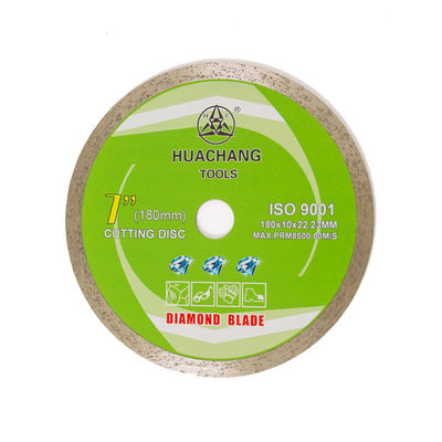 7 في شفرة الماس المستمرة للحافة الرطبة والجافة لقطع الرخام 180x22.2mm