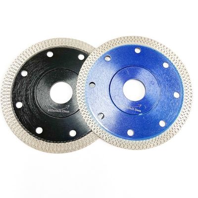 مكبس ساخن عالي الجودة 4 بوصة 105x0.8 / 1.2x10x20 مللي متر شفرة منشار ماسي دائري أزرق للأغراض العامة والسيراميك والطوب