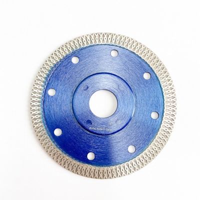 مكبس ساخن عالي الجودة 4 بوصة 105x0.8 / 1.2x10x20 مللي متر شفرة منشار ماسي دائري أزرق للأغراض العامة والسيراميك والطوب