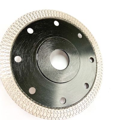 مكبس ساخن عالي الجودة 4 بوصة 105x0.8 / 1.2x10x20 مللي متر شفرة منشار ماسي دائري أزرق للأغراض العامة والسيراميك والطوب