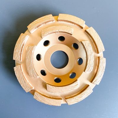 105mm 4 صف مزدوج كأس الماس عجلة طحن لأدوات Huachang ملموسة