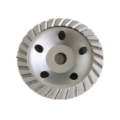 الصحافة الساخنة 4 بوصة 105 × 4.5 × 20 × 22.23 مم متكلس 105 مم الماس المستمر توربو طحن عجلة كأس للخرسانة والحجر