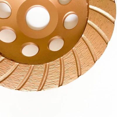 جودة عالية 7 بوصة 180 × 4.5 × 20 × 22.23 مم الماس المستمر توربو عجلة طحن الكأس للخرسانة والحجر