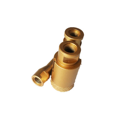 عالية الجودة 25 × 8 × M14 × 60 مللي متر HUACHANG مثقاب ماسي للجرانيت مفرغ من النحاس مثقاب الماس مع عمر طويل