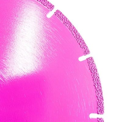 جودة عالية 100 × 1.4 / 2.2 × 5 × 20 × 12T فراغ المنشار الماسي النحاسي لصناعة تجهيز الآلات