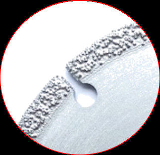 عالية الجودة 4 بوصة '105 × 1.0 / 1.5 × 5 × 20 × 8T فراغ طحن الماس طحن القرص لقطع الرخام سيراميك البلاستيك