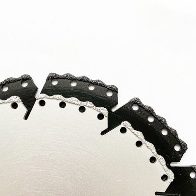 عالية الجودة 5 بوصة 125 × 1.4 / 2.4 × 8 × 9T × 22.23mm فراغ ملحومة الماس طحن قرص القطع للحجر السيراميك البلاستيك الرخام