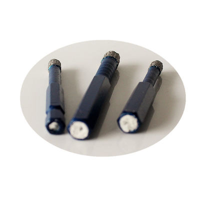 10 * 65 * 10mm لقم الثقب الأساسية الماسية الجافة لبلاط Ganite للبلاط والرخام مع عمر طويل عالي الجودة