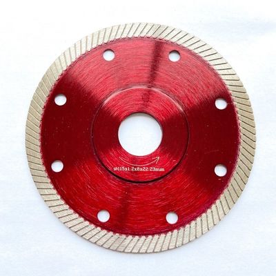 5 بوصة 125x0.8 / 1.2x8x22.23mm شفرة الماس السيراميك للأغراض العامة ، السيراميك ، الطوب