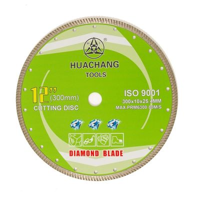 الصحافة الباردة Hign Quality 12inch '300 × 2.0 / 3.0 × 10 × 25.4mm Turbo Diamond Blade للأغراض العامة