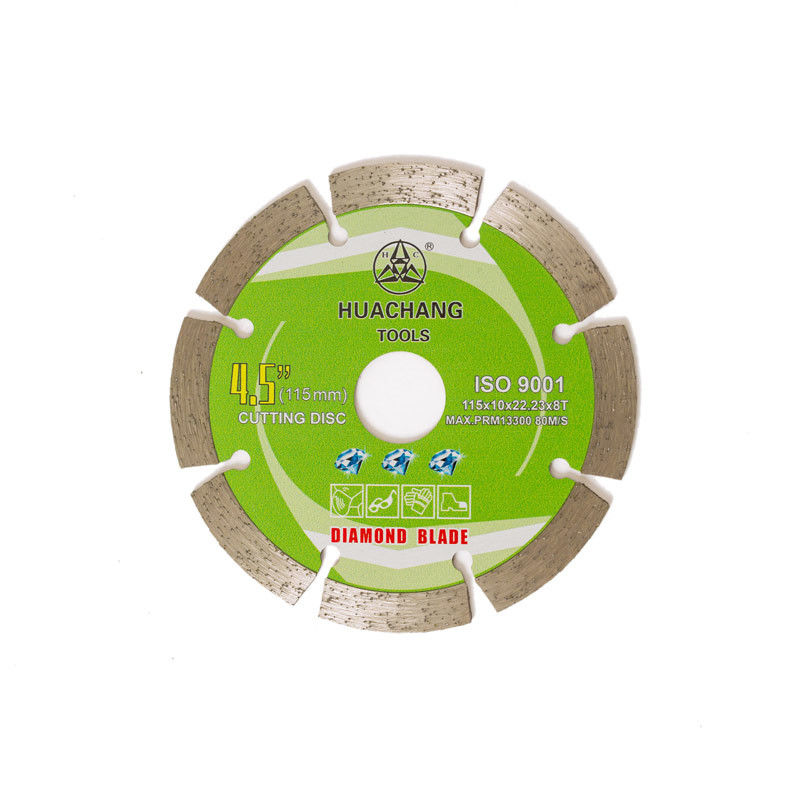 Dia 115mm 4 1/2 Segmented Diamond Blade Brick Stone قطع 115 × 1.2 / 1.8x10x22.23x8T