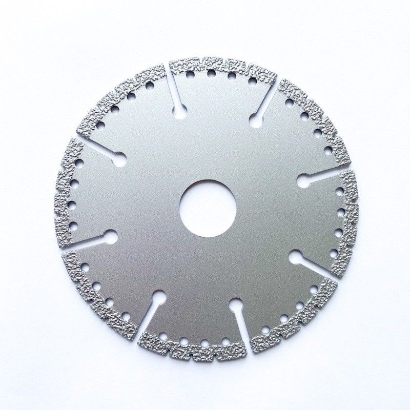 4.5 بوصة 115 × 1.4 / 2.4 × 8 × 9T × 22.23 فراغ طحن الماس طحن القرص عالية الجودة للحجر السيراميك البلاستيك الرخام