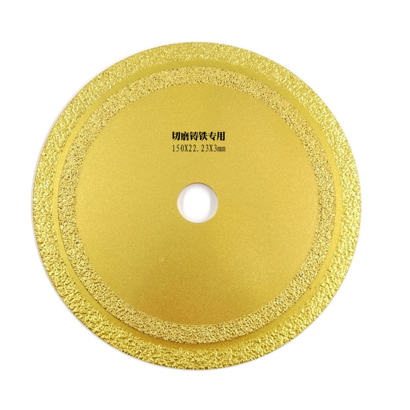 150x22.23mm 6 بوصة شفرة الماس لطاحونة 150mm قرص قطع الماس فراغ صنع من النحاس