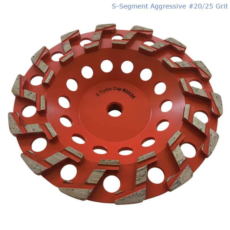 150-230mm ملحومة بالليزر مقسمة طحن عجلة كأس للخرسانة والحجر ومواد البناء